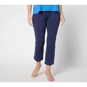 Women with Control Tall 86/14 Straight Leg Crop Empower Pant Navy, Tall XS #611T